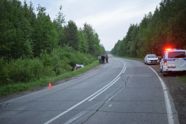 Пьяный водитель Chevrolet Cruze вылетел в кювет